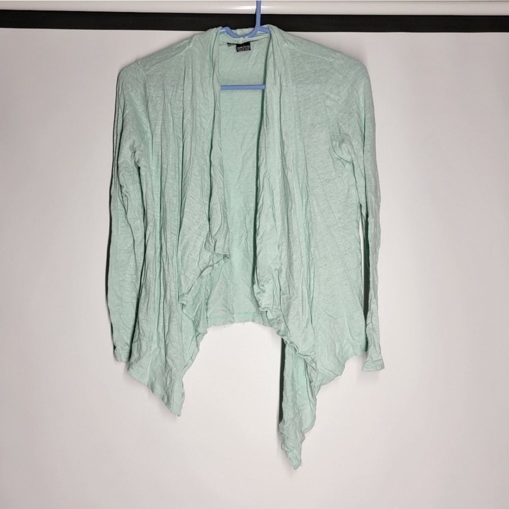 Verve Ami Green Cardigan Sweater